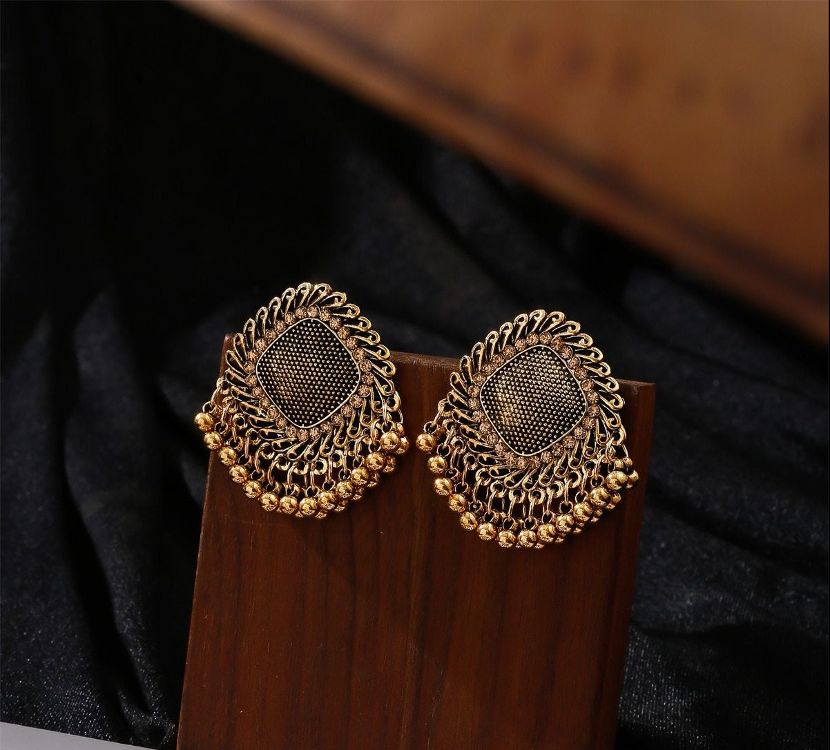 Sonali Designer Beaded Earrings - Mina Designer Collection