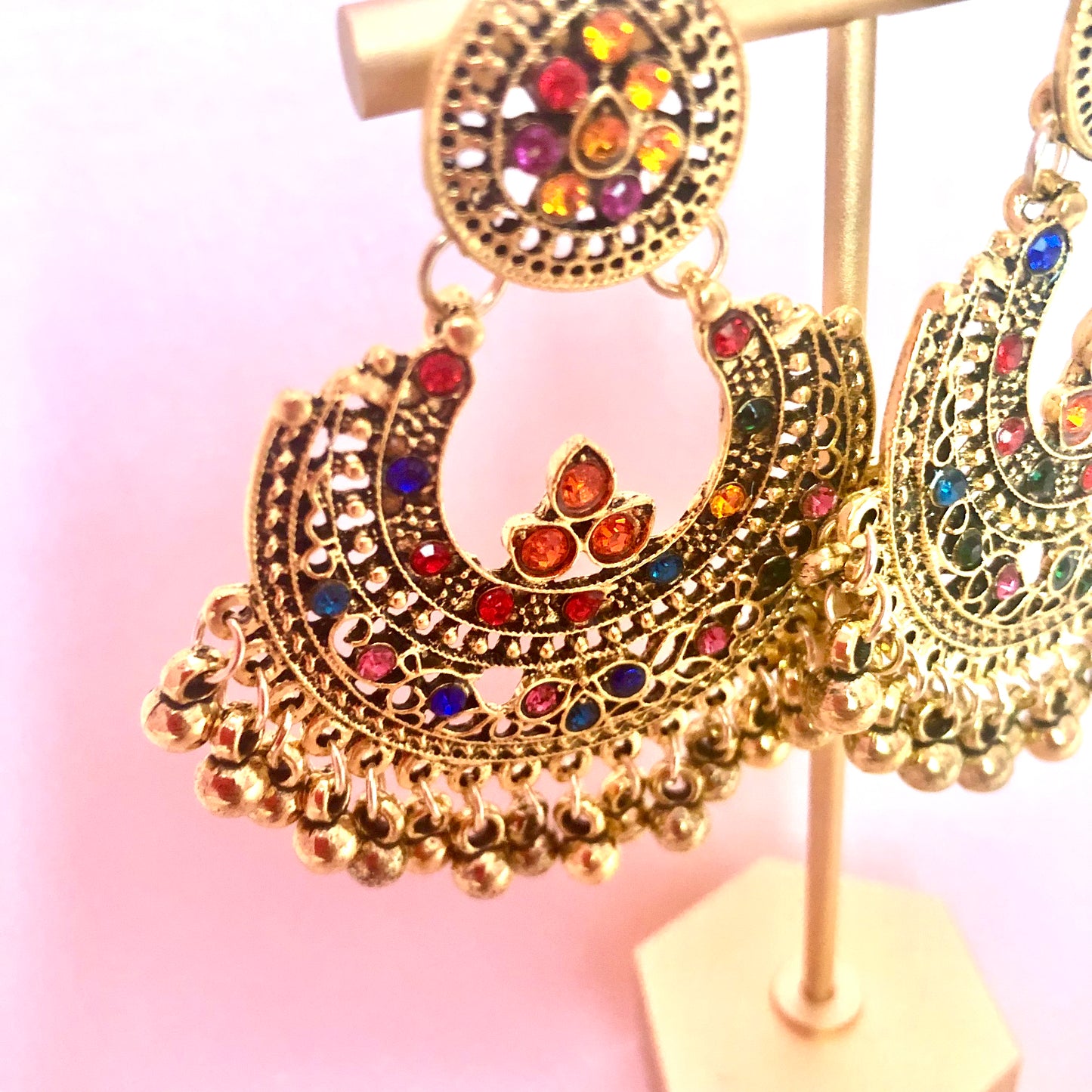 Saloni Retro Style Earrings - Mina Designer Collection