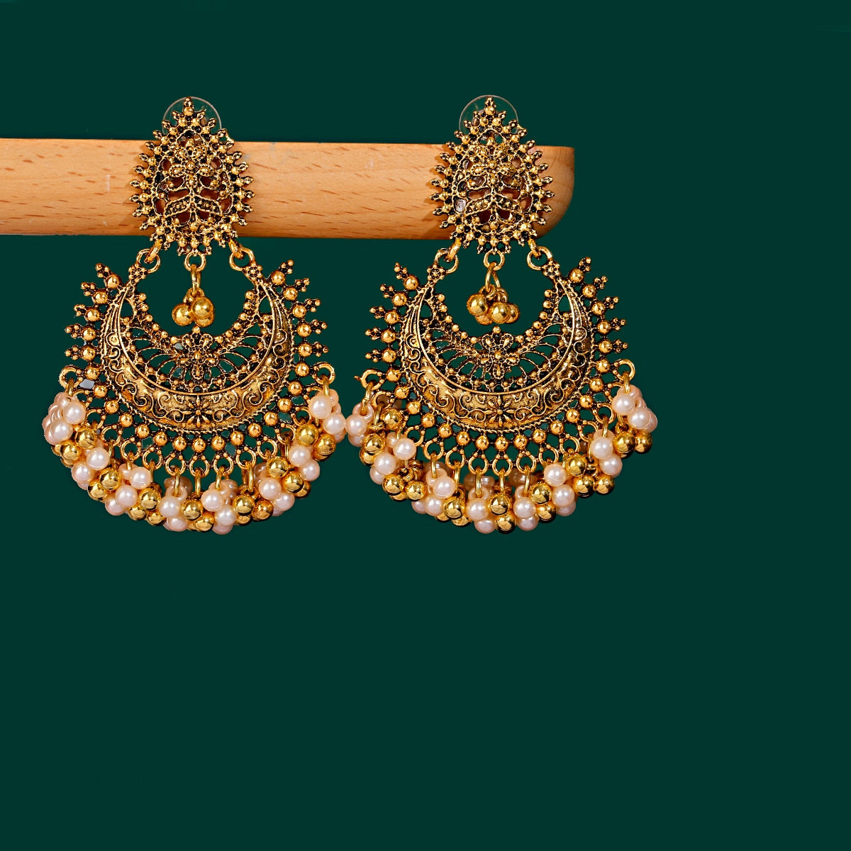Sofia Jhumka Style Earrings - Mina Designer Collection