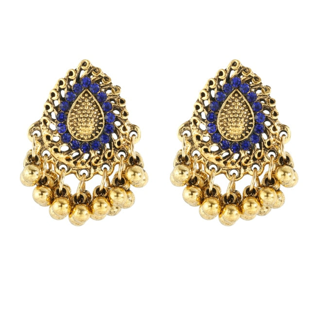 Jiya Indian Beaded Earrings - Mina Designer Collection